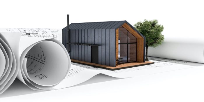 Bauplannung an einem energieeffizienten Einfamilienhaus - 3D Visualisierung