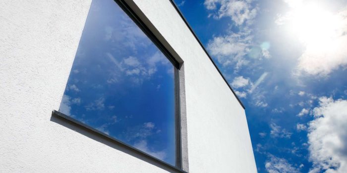 Energy-efficient window preventing ultraviolet from entering a modern home heat loss.